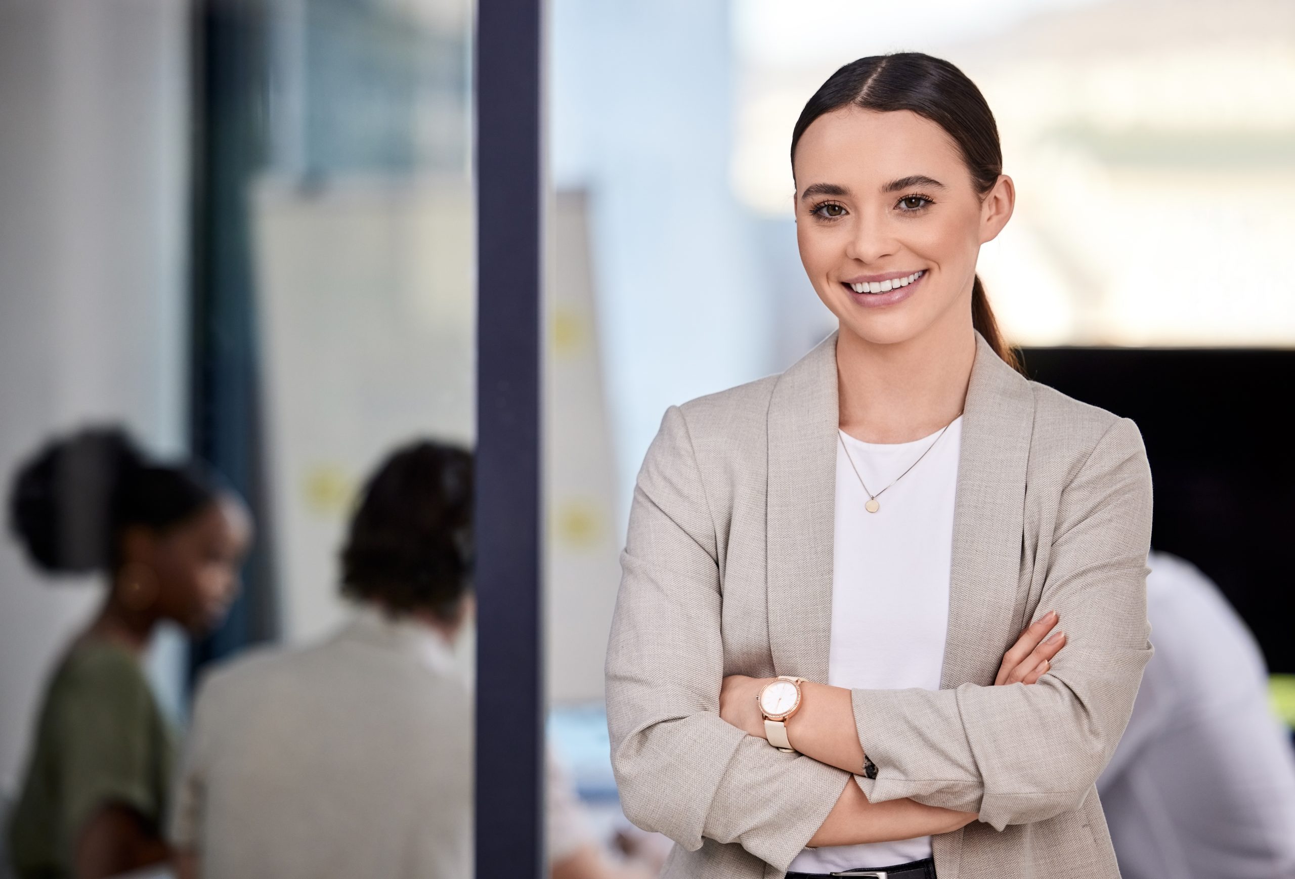 Insurance adviser helping a client